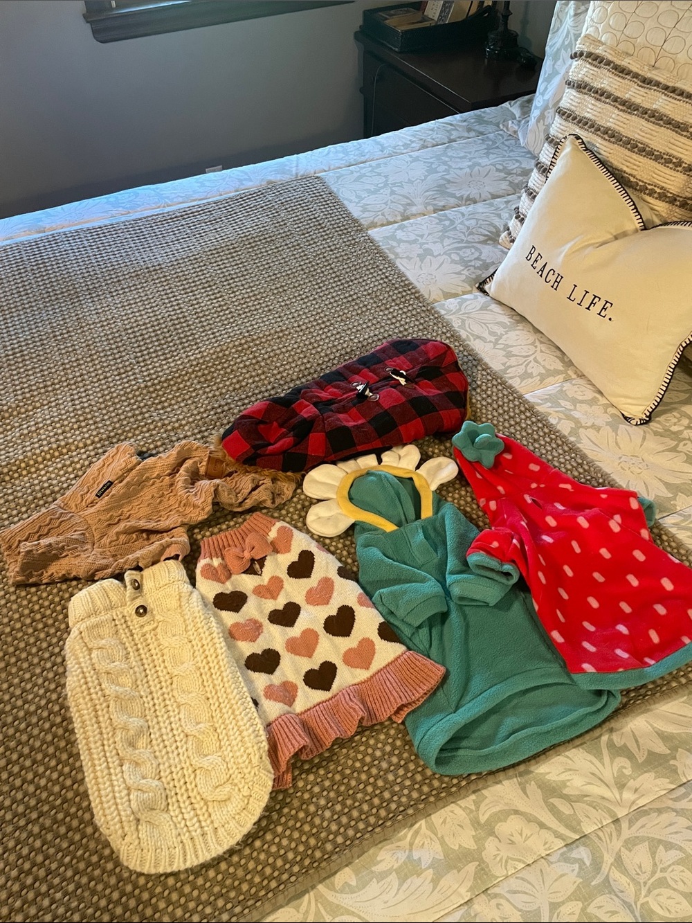 Dog sweaters (size small) Entire lot of 6